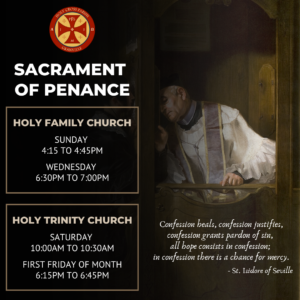 Sacrament of Penance